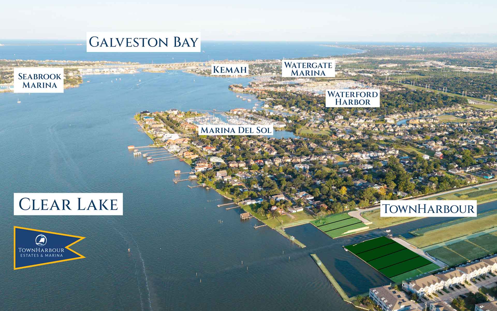 TownHarbour, Clear Lake and Galveston Bay